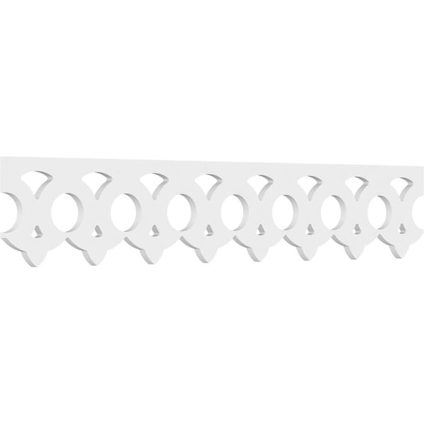 Ekena Millwork Plymouth Architectural Grade PVC Running Trim, 8"H x 5/8"P x 48"L RUNP08X0625X48PLY - main